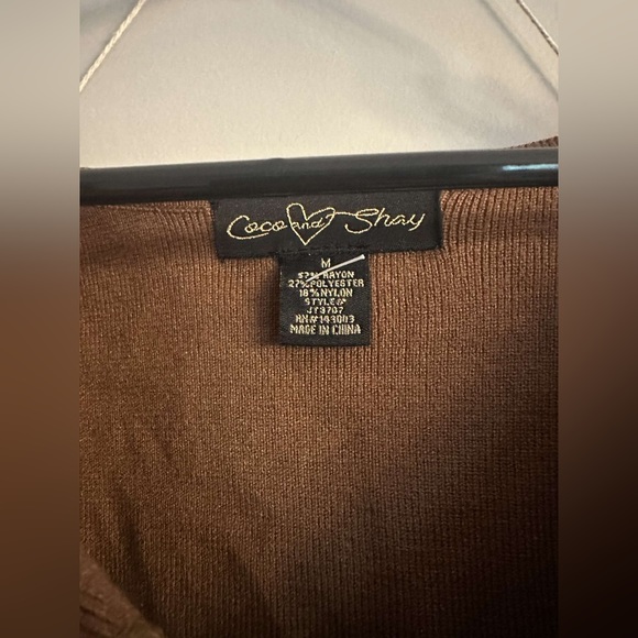 Brown button up sweater/ cardigan - Picture 5 of 6